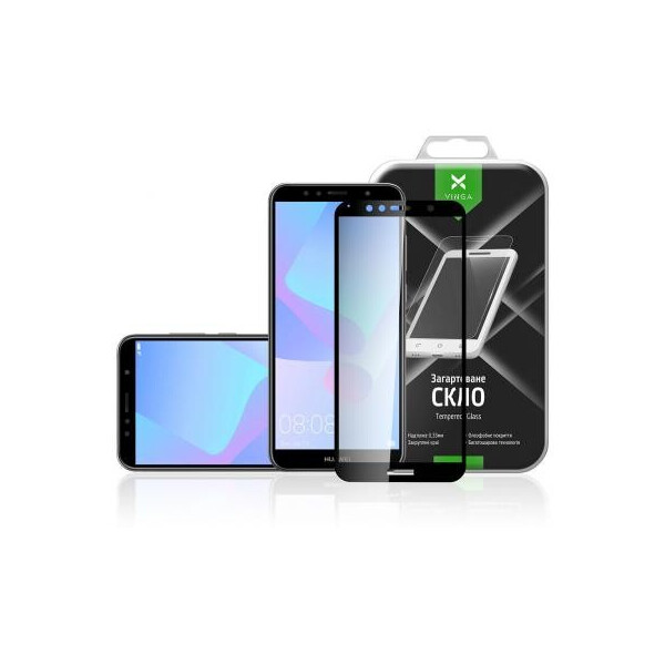 

Стекло защитное Vinga для Huawei Y6 Prime 2018 (Black) (VTPGS-Y6P2018)