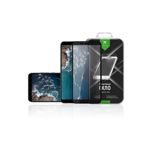 

Стекло защитное Vinga для Xiaomi Redmi Mi A2 (Black) (VTPGS-MI6X)