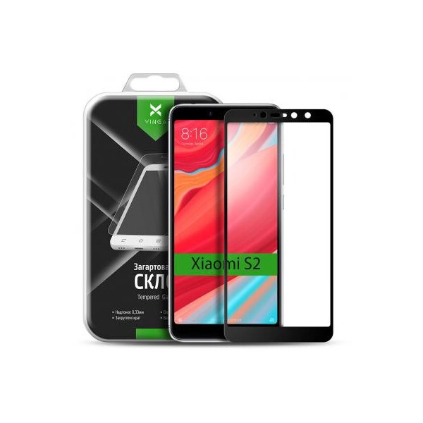 

Стекло защитное Vinga для Xiaomi S2 Black (VTPGS-XS2)