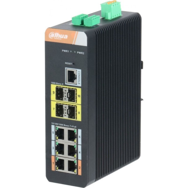 

POE коммутатор Dahua DH-PFS4410-6GT-DP