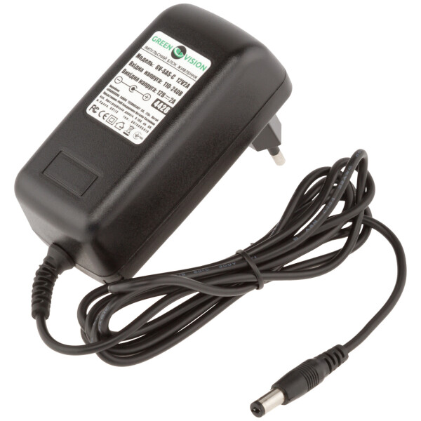 

Блок питания GreenVision GV-SAS-C 12V2A (24W)