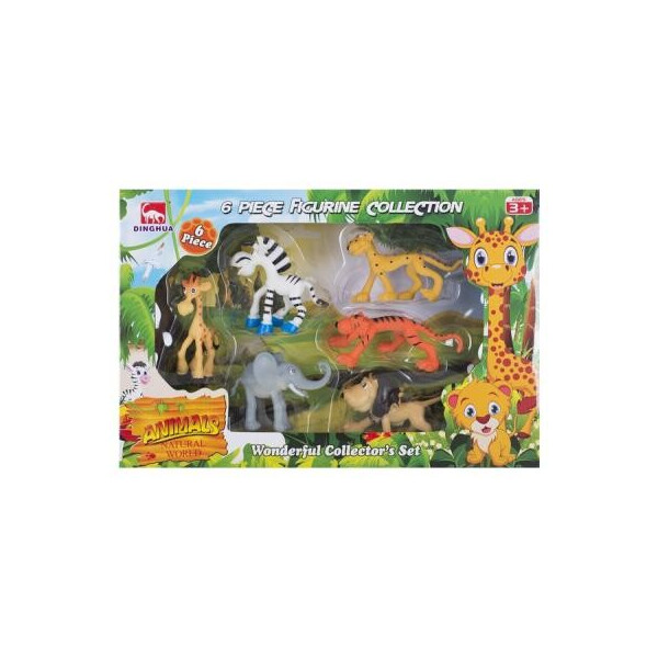 

Игровой набор Dingua Зверюшки Африки 6 шт (D0100)