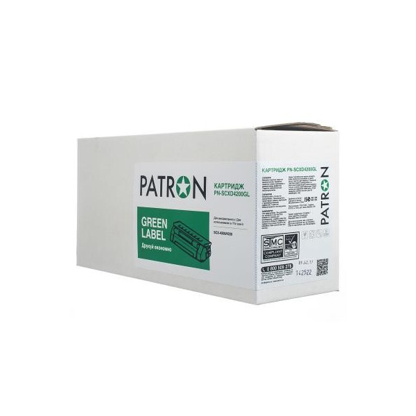 

Картридж Patron SAMSUNG SCX-4200/4220 GREEN Label (PN-SCXD4200GL)