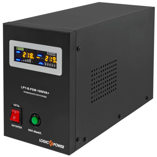 

Источник бесперебойного питания Logicpower LPY-B-PSW-1000VA+ (700Вт)