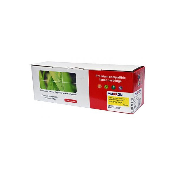 

Картридж Makkon HP CLJ CC532A (304A) (SC532A) 2.8k yellow (MN-HP-SC532A)