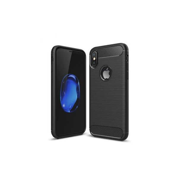 

Чехол для моб. телефона для Apple iPhone X Carbon Fiber (Black) Laudtec (LT-AIXB)