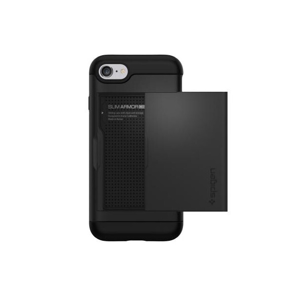 

Чехол для моб. телефона Spigen iPhone 8/7 Slim Armor CS Black (042CS20455)