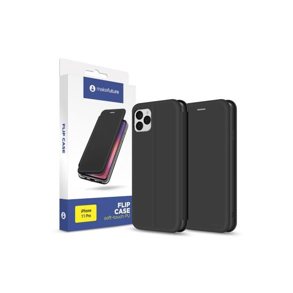 

Чехол для моб. телефона MakeFuture Flip Case (Soft-Touch PU) Apple iPhone 11 Pro Black (MCP-AI11PBK)