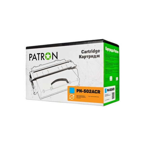 

Картридж PATRON HP CLJ Q6471A CYAN Extra (PN-502ACR)