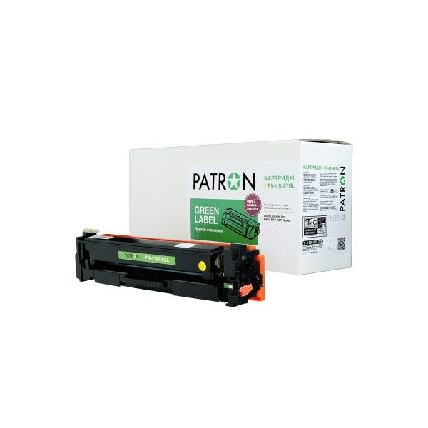

Картридж PATRON HP CLJ CF412A, для Pro M452/M477 Yellow, GREEN Label (PN-410AYGL)