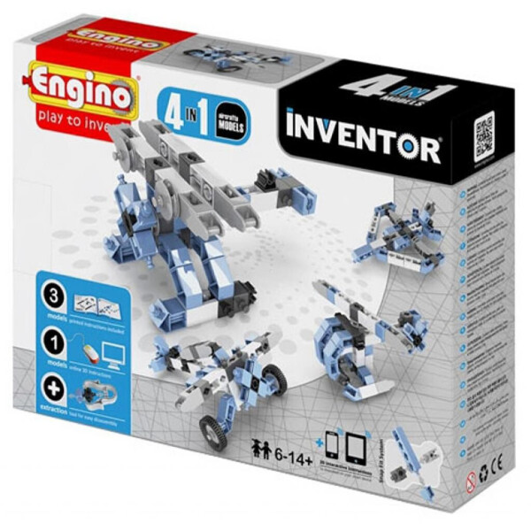 

Конструктор Engino Inventor 4 в 1 Самолеты (433)