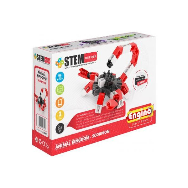 

Конструктор Engino Stem Heroes Царство животных: Скорпион (SH12)