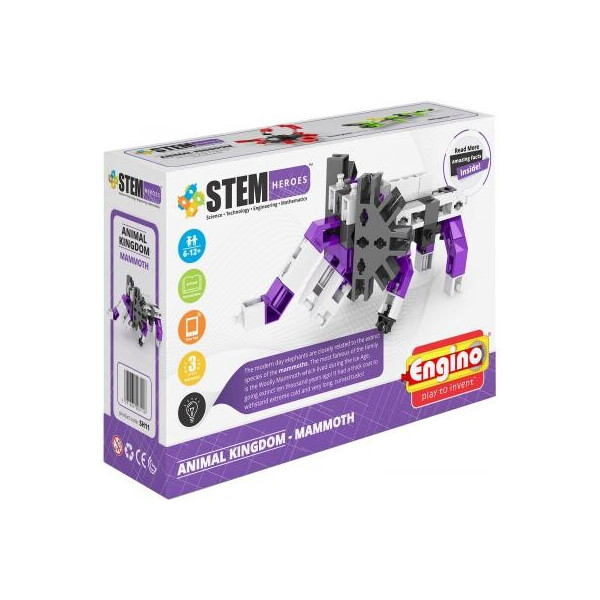 

Конструктор Engino Stem Heroes Царство животных: Мамонт (SH11)