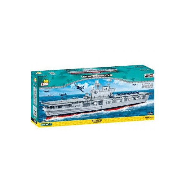 

Конструктор Cobi World Of Warships Авианосец Энтерпрайз CV-6 2530 деталей (COBI-4816)
