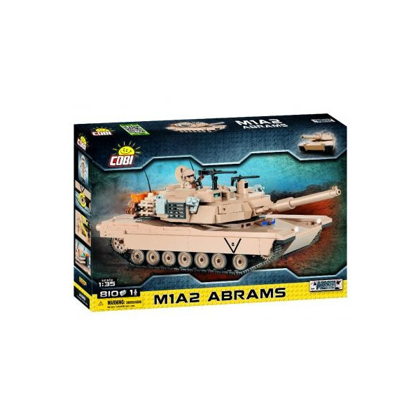 

Конструктор Cobi Танк M1 Абрамс 815 деталей (COBI-2619)