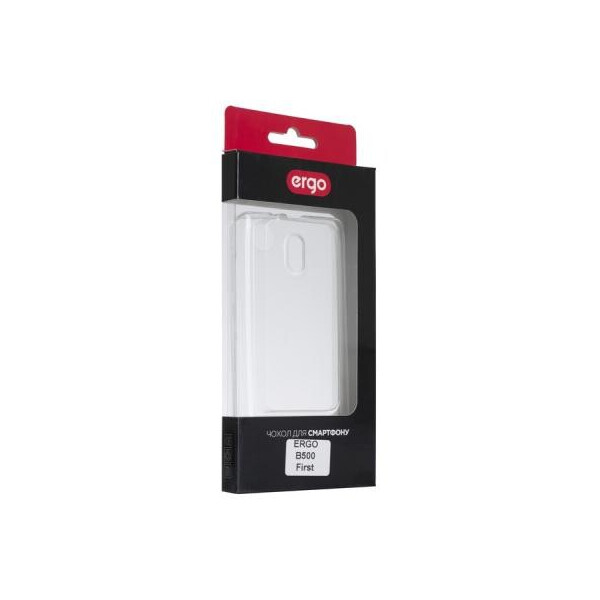 

Чехол для моб. телефона Ergo B500 First - TPU Clean (Transparent) (6395732)
