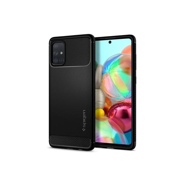 

Чехол для моб. телефона Spigen Galaxy A71 Rugged Armor, Matte Black (ACS00565)