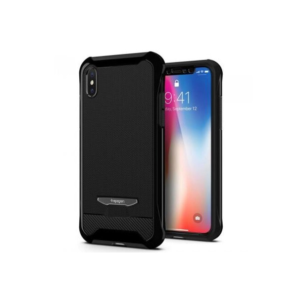 

Чехол для моб. телефона Spigen iPhone X Reventon Jet Black (057CS22650)
