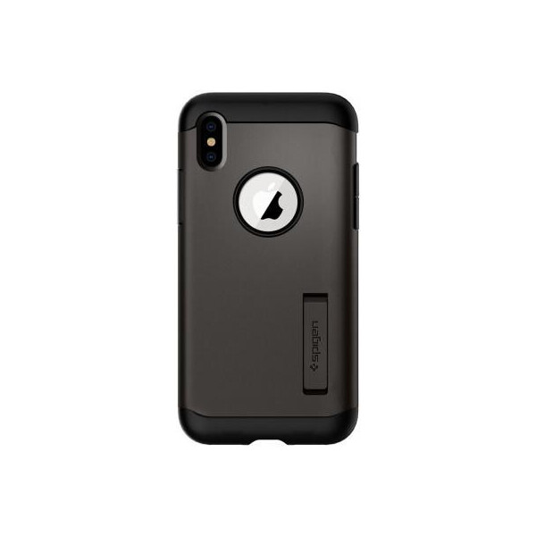 

Чехол для моб. телефона Spigen iPhone XS Slim Armor Gunmetal (063CS25133)