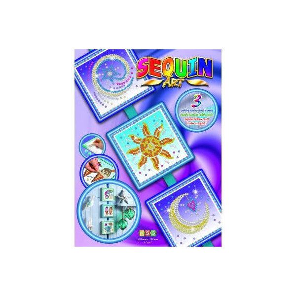 

Набор для творчества Sequin Art SEASONS Cosmic ,Sun,Moon and Stars (SA1511)