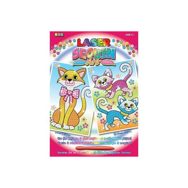 

Набор для творчества Sequin Art LASER Cats (SA1317)