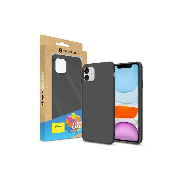 

Чехол для моб. телефона MakeFuture Skin Case Apple iPhone 11 Black (MCS-AI11BK)