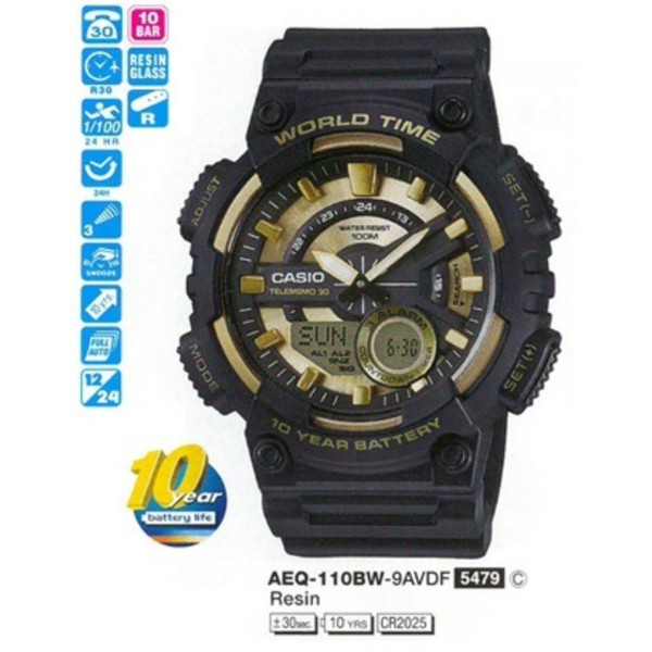 

CASIO AEQ-110BW-9AVDF