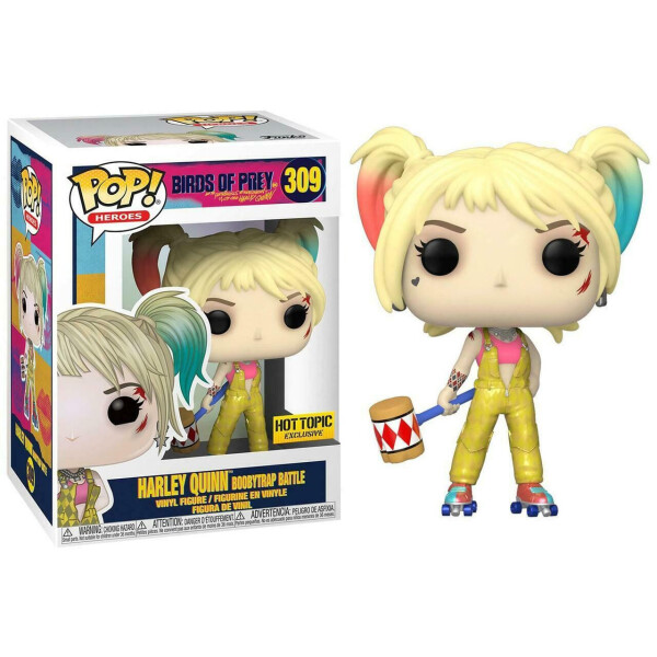 

Фигурка Funko Pop Фанко Поп Хищные птицы Харли Квинн Баттл Harley Boobytrap Battle Exclusive 10 cм BOP HQ 309