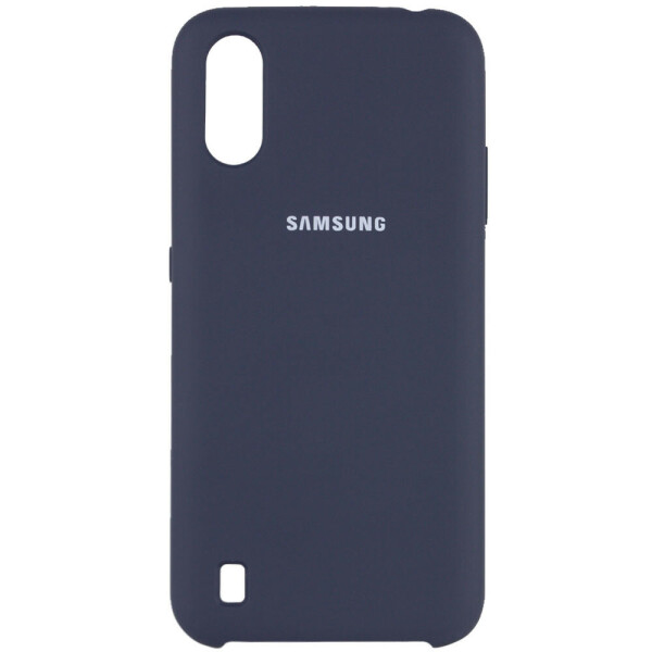 

Чехол Silicone Cover (AA) для Samsung Galaxy A01 Синий / Midnight Blue (124805)