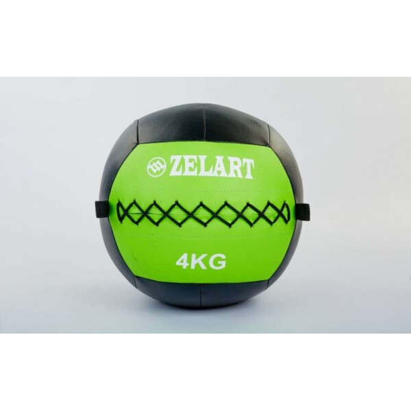 

Мяч волбол для кроссфита и фитнеса 4кг Zelart WALL BALL FI-5168-4 Green