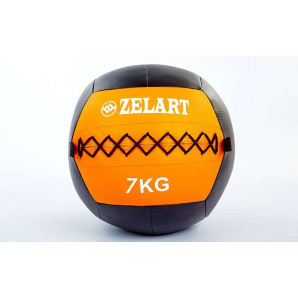 

Мяч волбол для кроссфита и фитнеса 7кг Zelart WALL BALL FI-5168-7 Orange