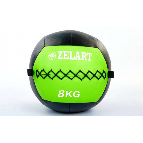 

Мяч волбол для кроссфита и фитнеса 8кг Zelart WALL BALL FI-5168-8 Green