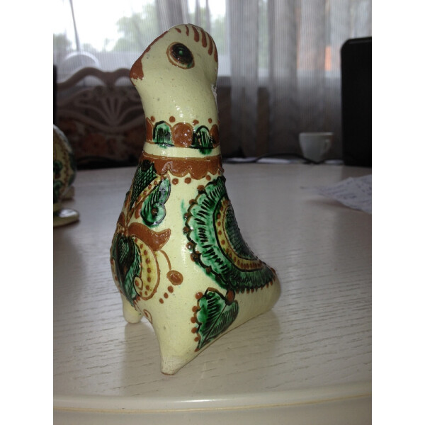 

Свистулька глиняная ручной работы большая (Косовская роспись)