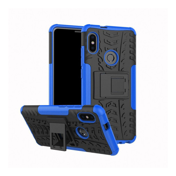 

Противоударный двухслойный чехол Shield для Xiaomi Redmi Note 5 Pro / Note 5 (DC) с подставкой Синий (81400)