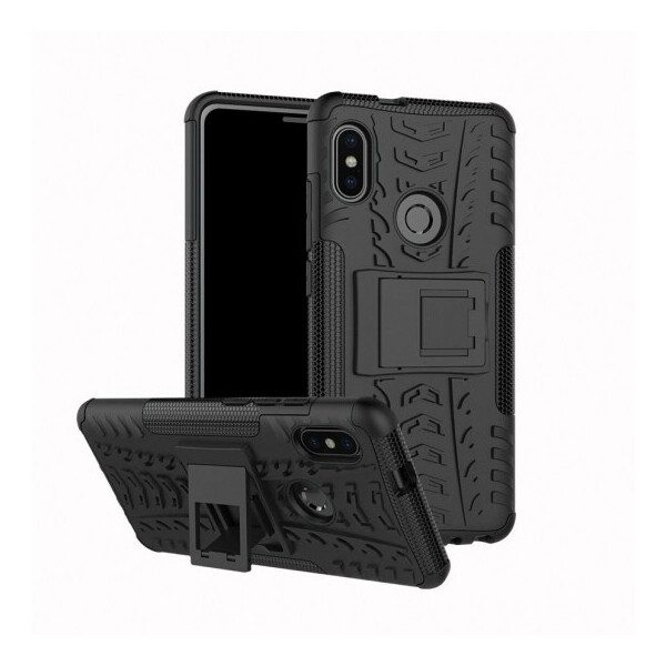 

Противоударный двухслойный чехол Shield для Xiaomi Redmi Note 5 Pro / Note 5 (DC) с подставкой Черный (81401)
