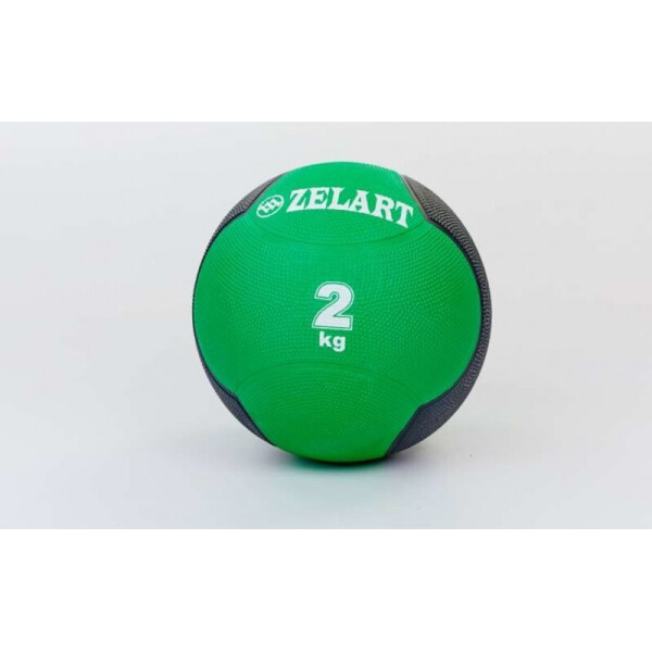 

Мяч медицинский медбол Zelart Medicine Ball FI-5121-2 2кг Green
