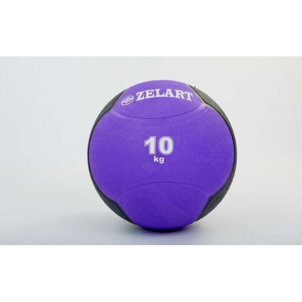 

Мяч медицинский медбол Zelart Medicine Ball FI-5121-10 10кг Violet