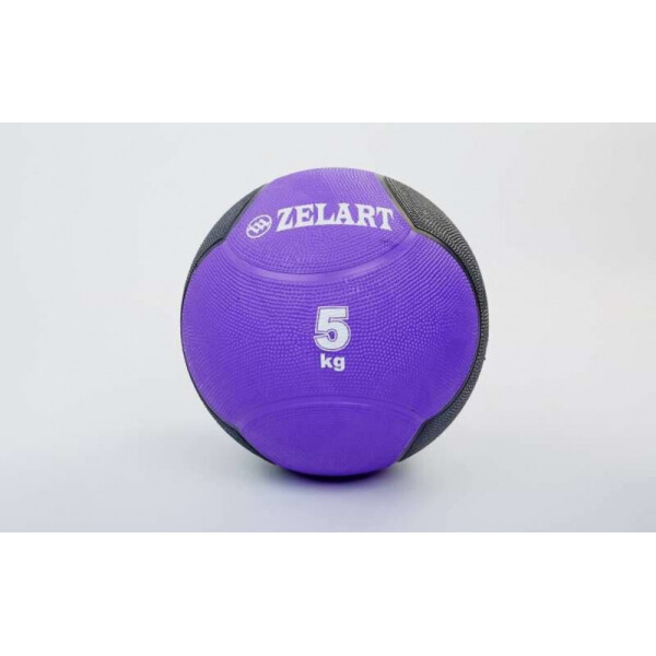 

Мяч медицинский медбол Zelart Medicine Ball FI-5121-5 5кг Violet