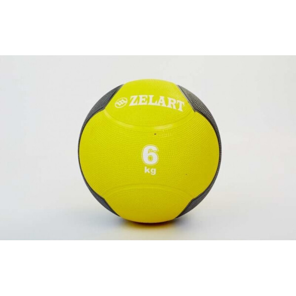 

Мяч медицинский медбол Zelart Medicine Ball FI-5121-6 6кг Yellow