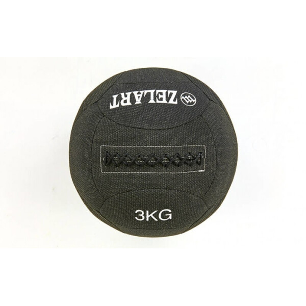 

Мяч для кроссфита набивной в кевларовой оболочке 3кг Zelart WALL BALL FI-7224-3 Black