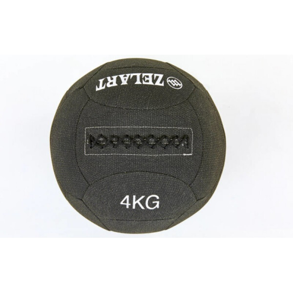 

Мяч для кроссфита набивной в кевларовой оболочке 4кг Zelart WALL BALL FI-7224-4 Black