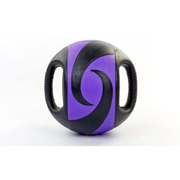 

Мяч медицинский медбол с двумя рукоятками Record Medicine Ball FI-5111-10 10кг Violet