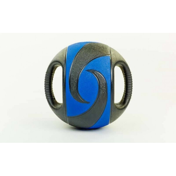 

Мяч медицинский медбол с двумя рукоятками Record Medicine Ball FI-5111-4 4кг Blue