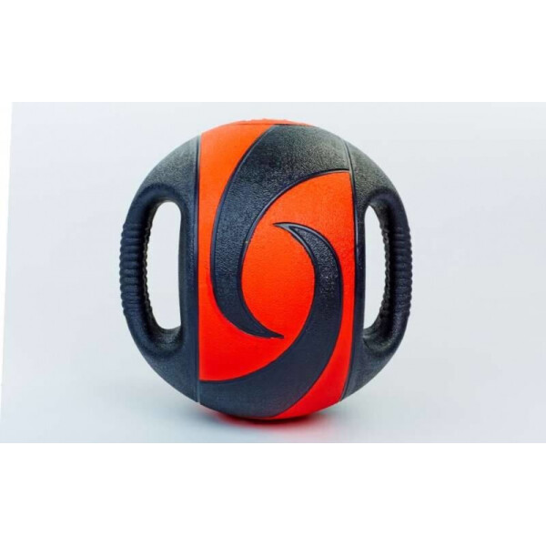 

Мяч медицинский медбол с двумя рукоятками Record Medicine Ball FI-5111-8 8кг Orange
