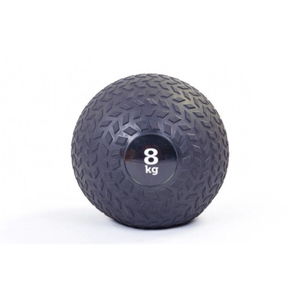 

Мяч набивной слэмбол для кроссфита рифленый Record SLAM BALL FI-5729-8 8кг Black