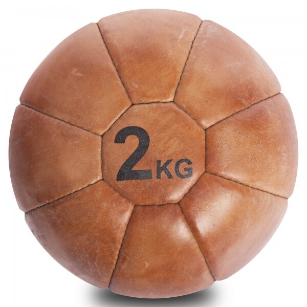 

Мяч медицинский медбол VINTAGE Medicine Ball F-0242-2 2кг Brown