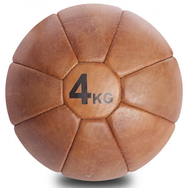 

Мяч медицинский медбол VINTAGE Medicine Ball F-0242-4 4кг Brown