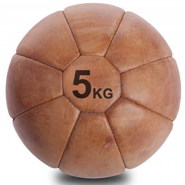 

Мяч медицинский медбол VINTAGE Medicine Ball F-0242-5 5кг Brown