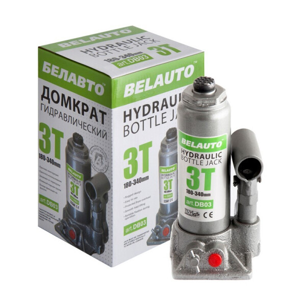 

Домкрат бутылочный BELAUTO DB03 3т 180-340мм