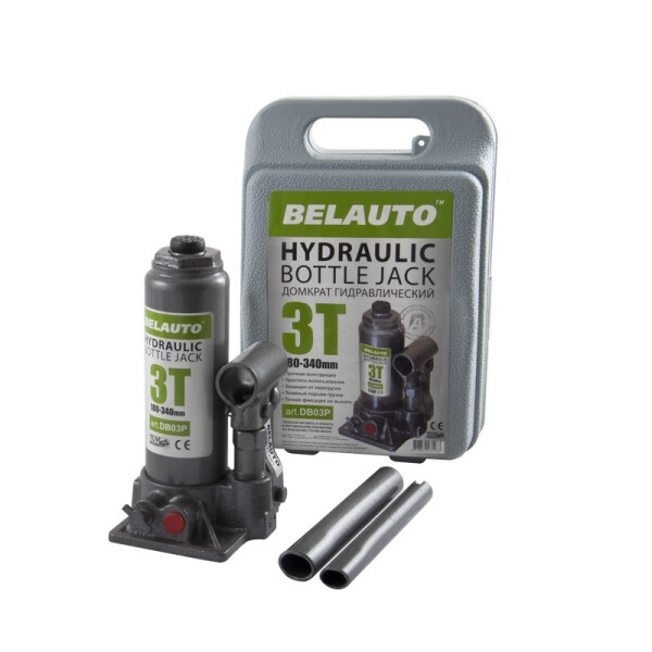 

Домкрат бутылочный BELAUTO DB03P 3т 180-340мм